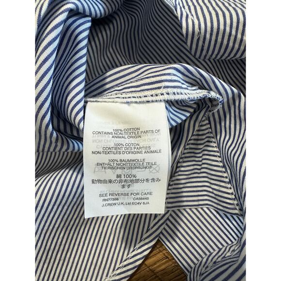 J.Crew Navy Stripped Button Down - Picture 6 of 7